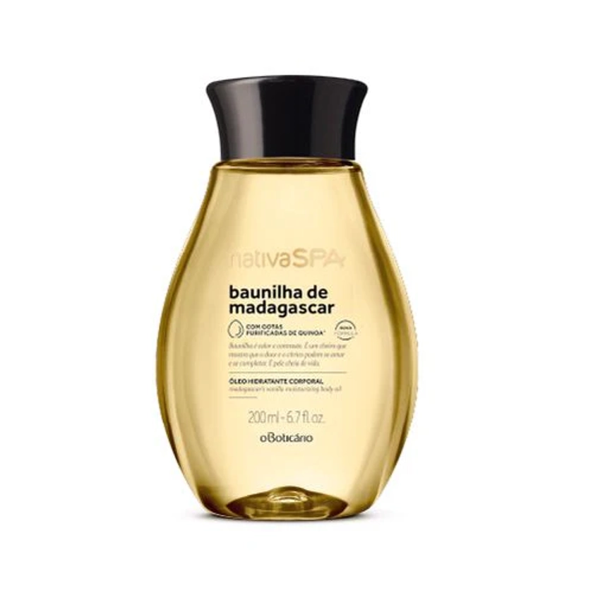 Nativa SPA Baunilha de Madagascar Body Oil 200ml