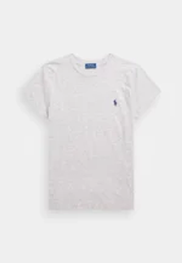 Polo Ralph Lauren COTTON JERSEY CREWNECK T-SHIRT - T-shirt basique - cobblestone heather/gris - ZALANDO.FR