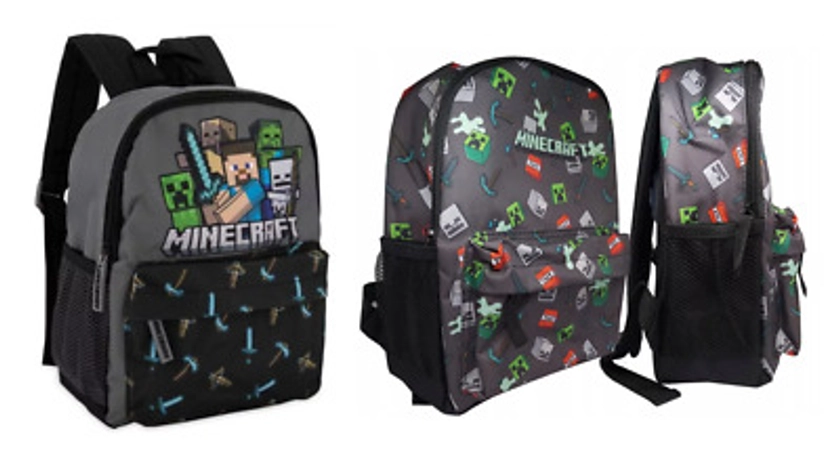 Official Licensed Kids Minecraft School Bag Rucksack Backpack Small 28cm x 23cm | eBay