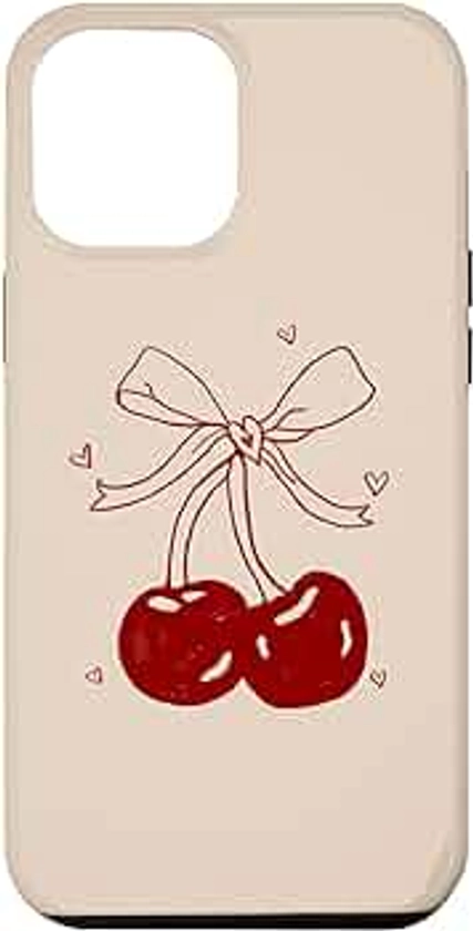 iPhone 13 Pro Max Cherri ties bow cherry Case