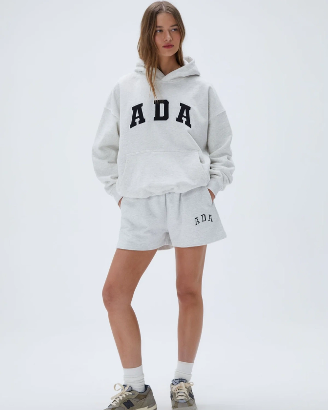 ADA Sweat Shorts - Light Grey Melange