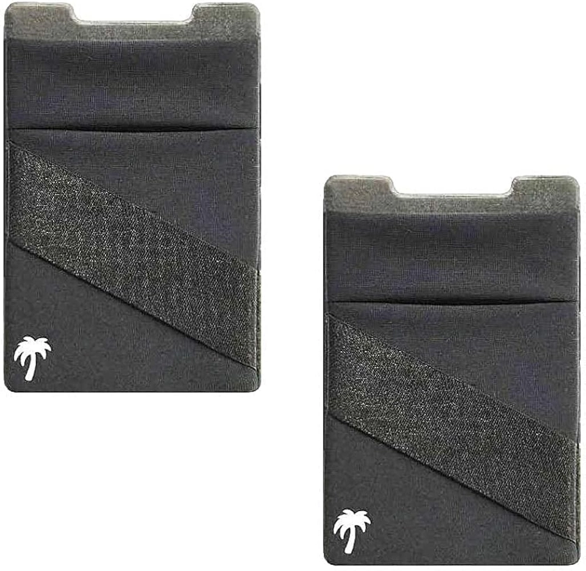 Amazon.com: LIFESTYLE DESIGNS The StickyWallet – Premium Spandex Stick-on Phone Wallet Card Holder for any Case – Unique Double Pocket Design + Finger Strap (2 Pack) : Cell Phones & Accessories