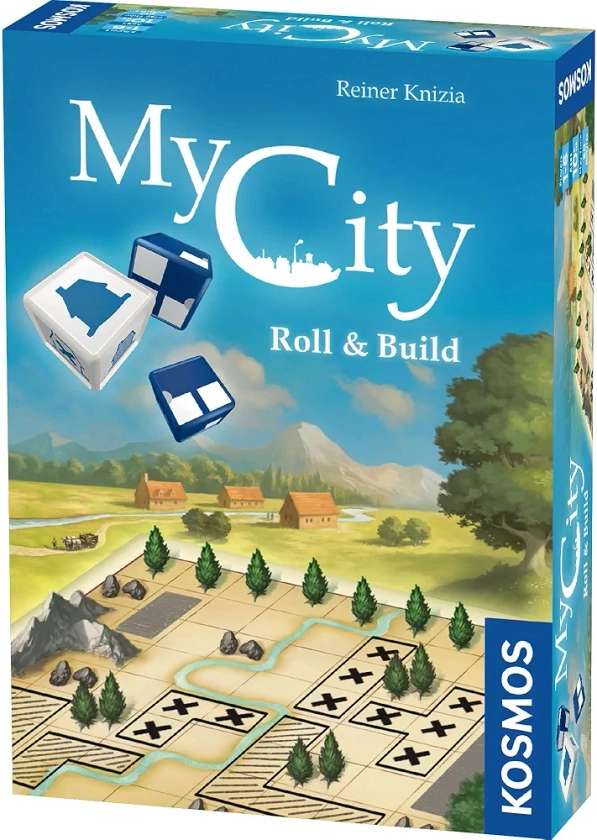 Thames & Kosmos My City Roll & Build, Decision-Making Board Game, Family Games for Game Night, Board Games for Adults and Kids, For 1 to 6 Players, Age 10+