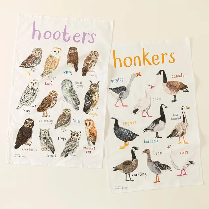 Fowl Language Tea Towels - Hooters & Honkers