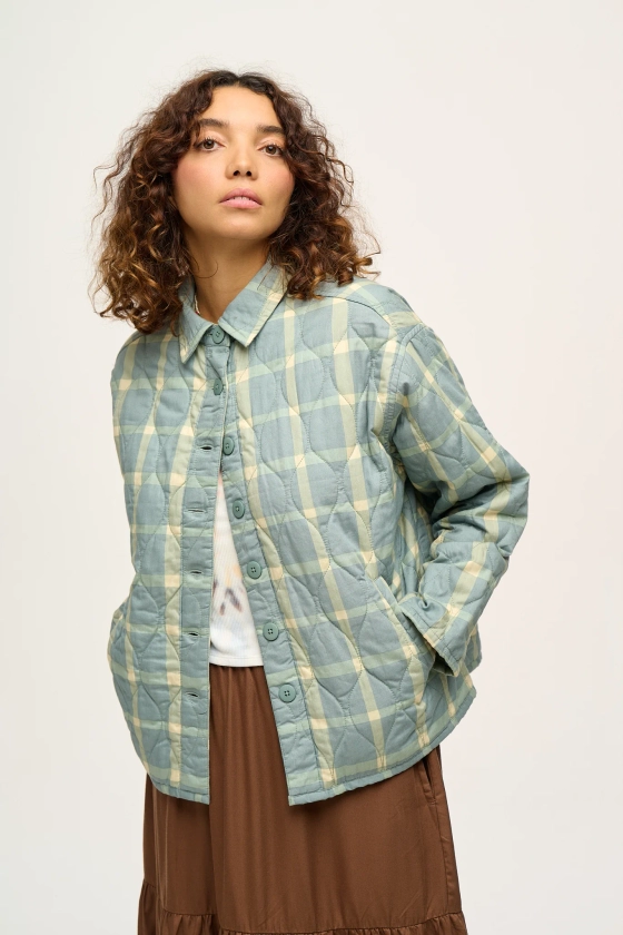 Sylvie Jacket: DEADSTOCK COTTON - Harbour Check