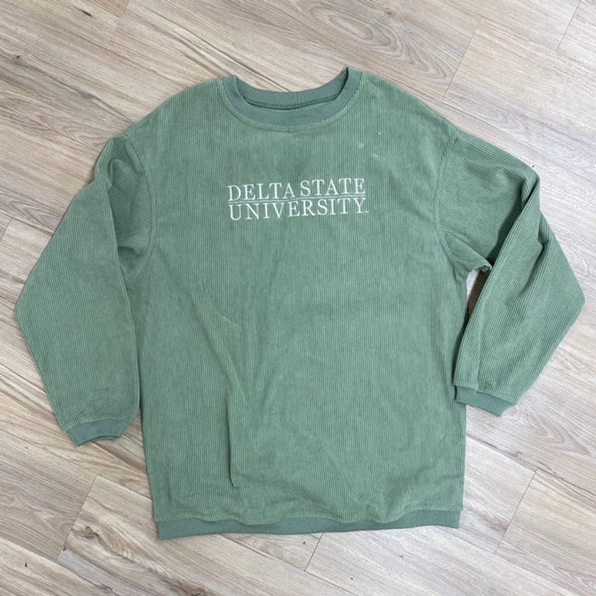 Delta State Corded Oversized Sweatshirt