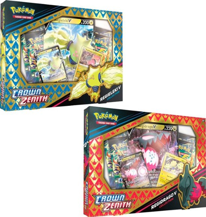 Pokémon - Trading Card Game: Crown Zenith V Collections - Regieleki V/Regidrago V - Styles May Vary