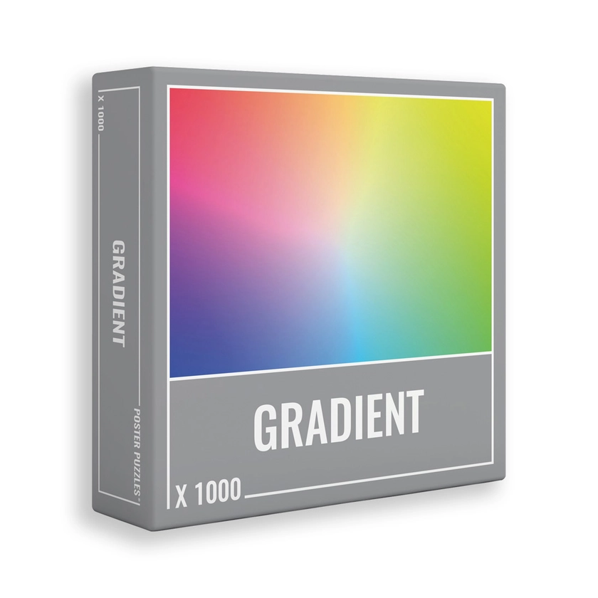 Gradient Jigsaw Puzzle (1000 pieces)