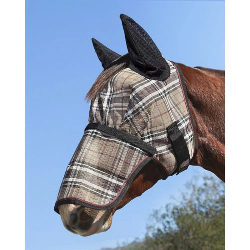 Kensington™ Signature Fly Mask with Removable Nose, Mesh Ears & Forelock Opening | Dover Saddlery