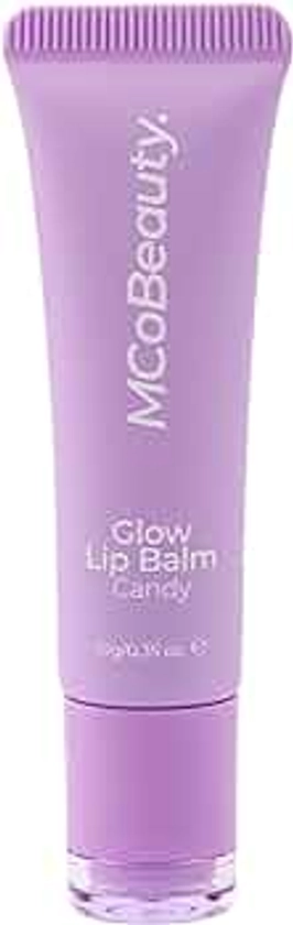 MCoBeauty Glow Lip Balm, Candy, Nourishing Tint for Luscious Lips, Vegan, Cruelty Free Cosmetics