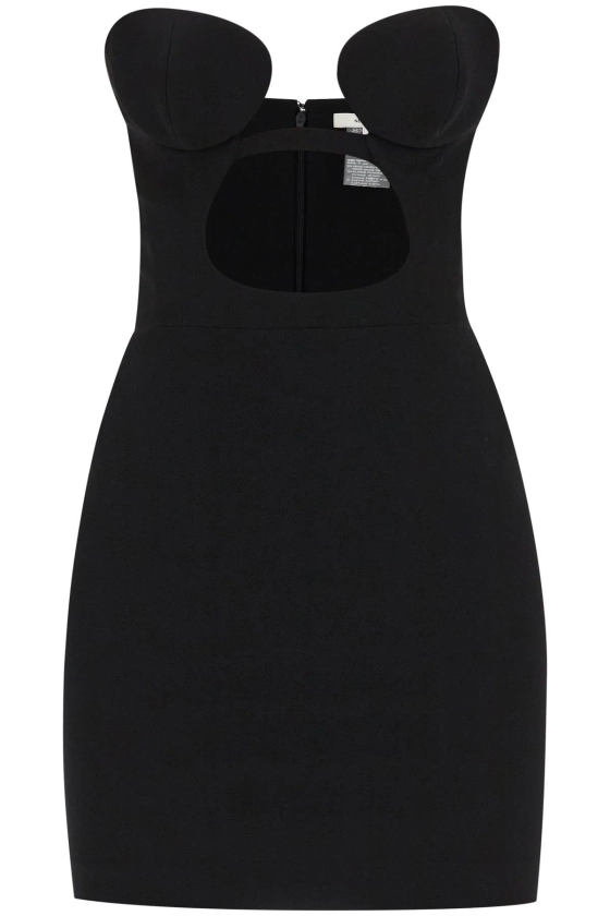 Mini Bustier Dress With Cut-Out