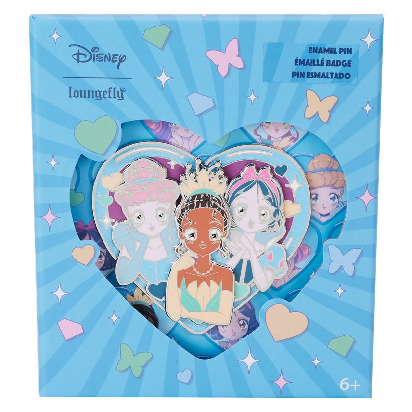 Buy Disney Princess Manga Style 3" Collector Box Pin at Loungefly.