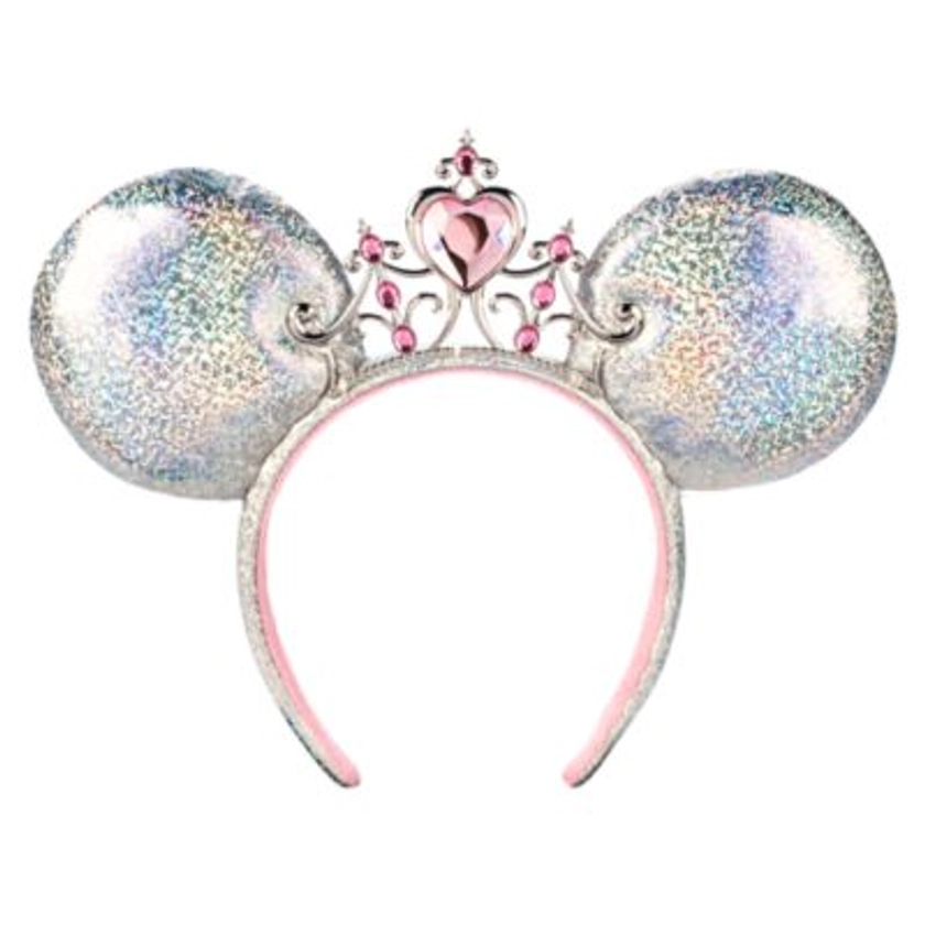 Serre-tête Princesses Disney à oreilles irisé avec diadème pour adultes | Disney Store