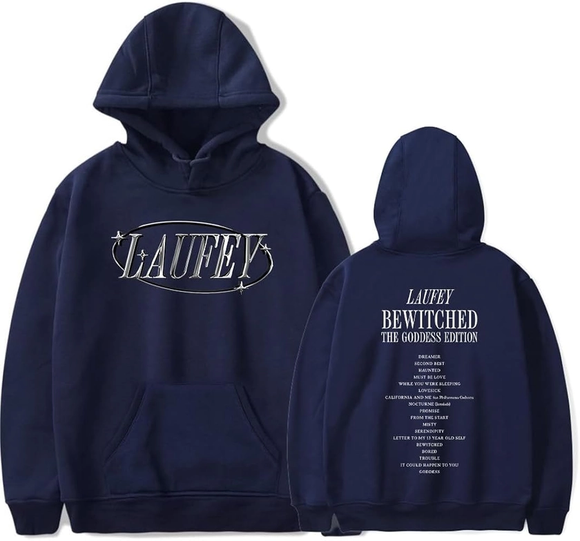 RYSXJLX Laufey Bewitched The Goddess Tour Hoodie Unisex Casual Fashion Retro Classic Long Sleeve Sweatshirt