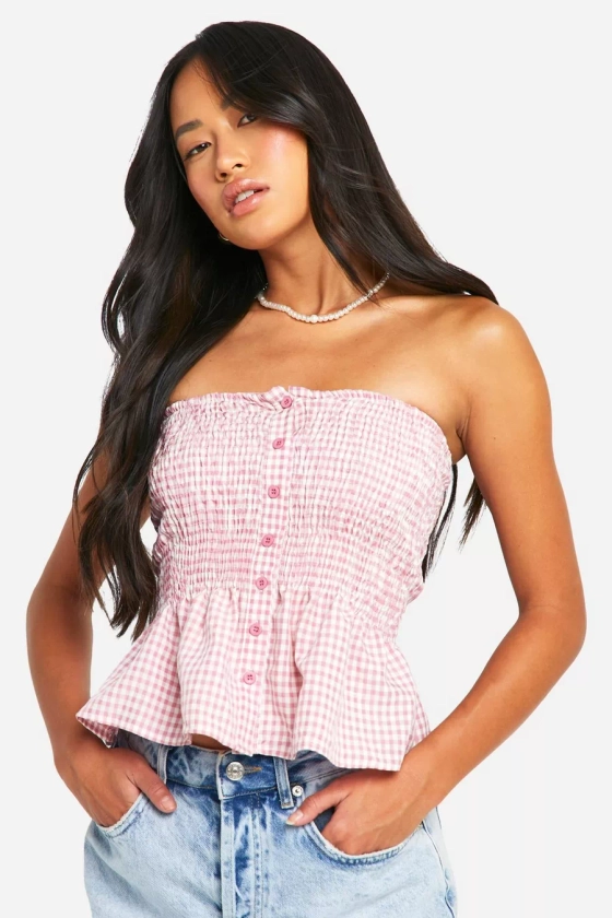 Gingham Bandeau