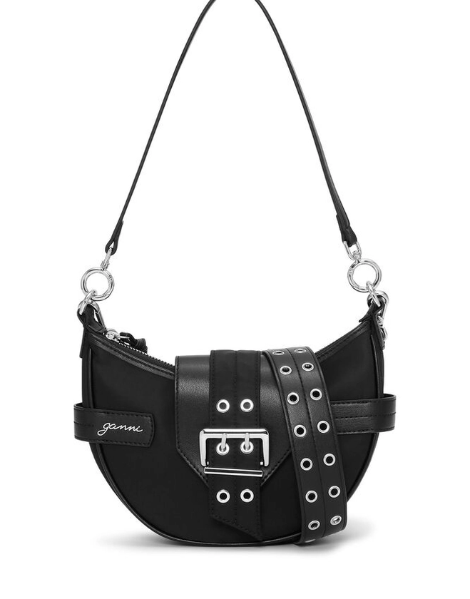 Black Small Bucky Crossbody Bag | GANNI UK