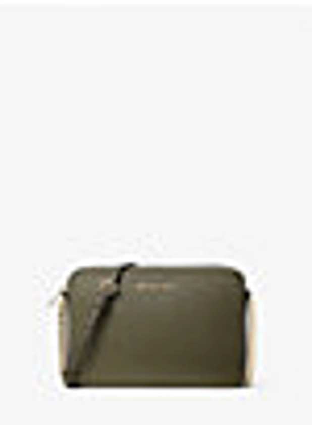 Jet Set Large Saffiano Leather Crossbody Bag