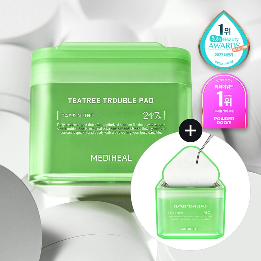 MEDIHEAL Tea Tree Trouble Pad 100 Pads Double Pack  | OLIVE YOUNG Global