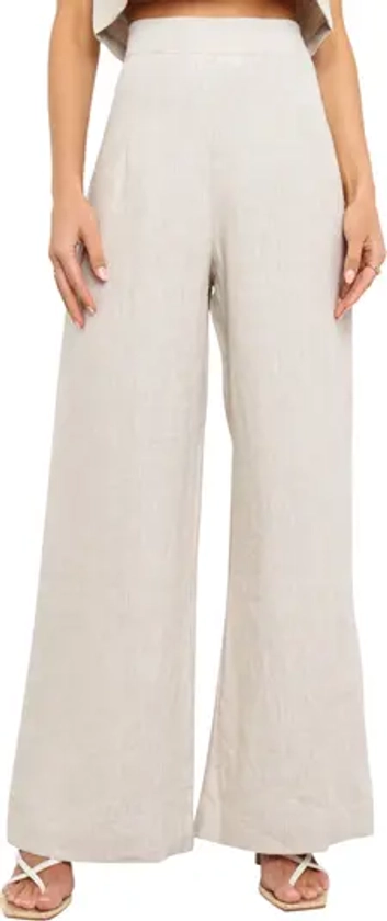 Devlin Linen Wide Leg Pants