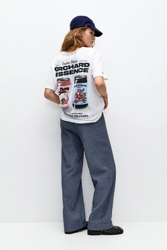 Short sleeve can print T-shirt - pull&bear