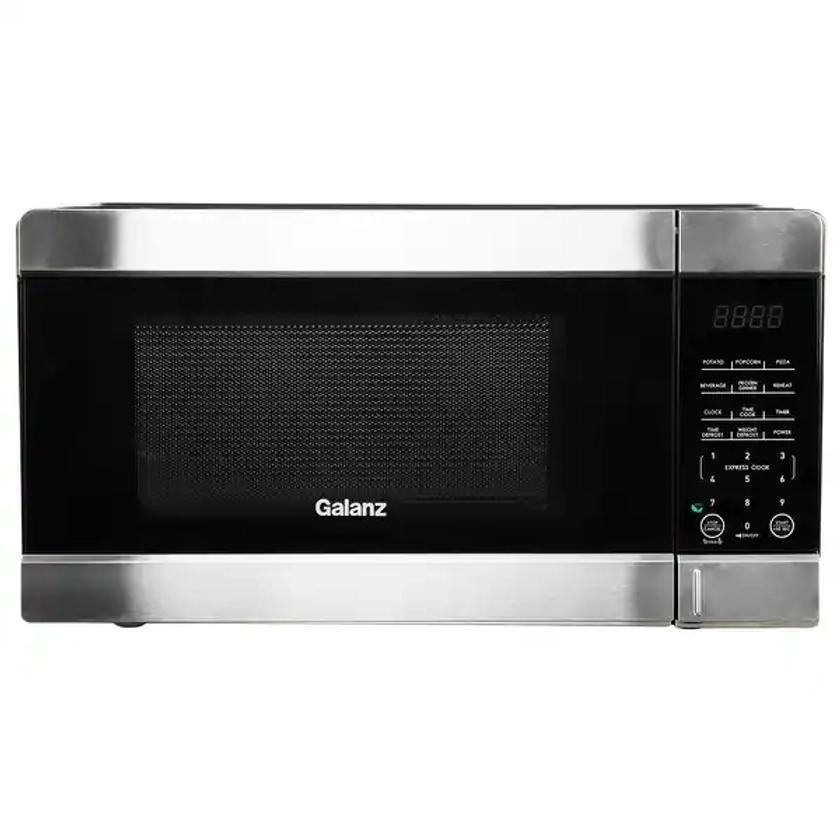 1.1 cu ft 1000W Countertop Microwave Oven in Black with One Touch Express Cooking | Overstock.com Shopping - The Best Deals on Specialty Appliances | 41658874