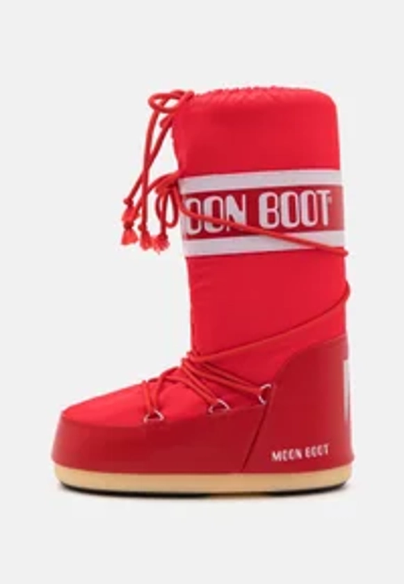 Moon Boot ICON UNISEX - Bottes à lacets - red/rouge - ZALANDO.FR