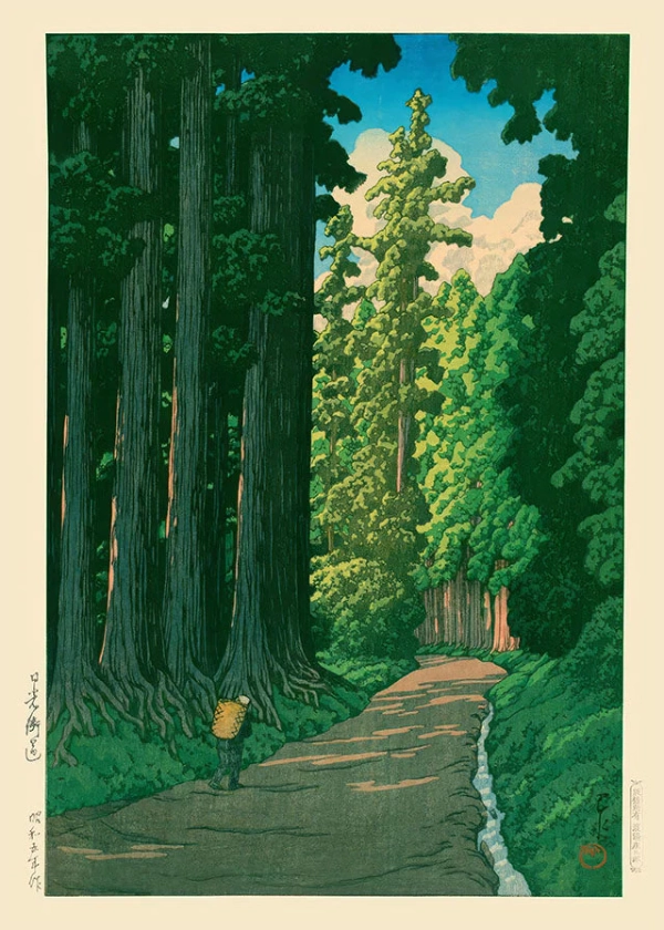 Road to Nikko By Hasui Kawase