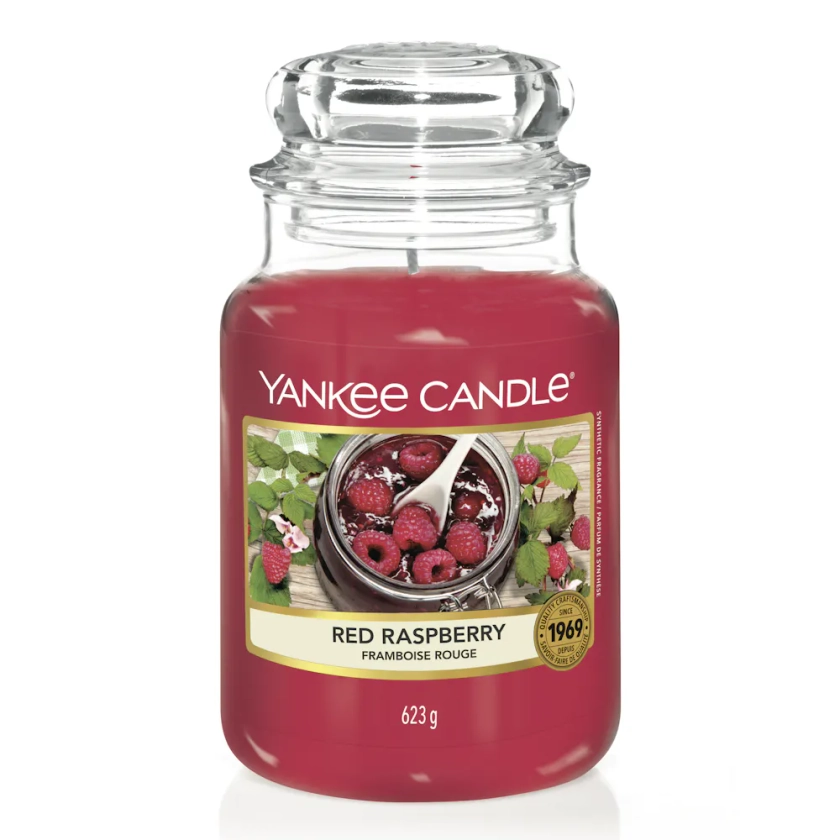 Red Raspberry Candela grande Original - Candele Original | Yankee Candle