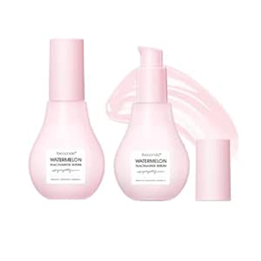 Amazon.com: 2 Pcs Watermelon Moisturizer Facial Serum - Brighten, Moisturize, and Lightweight Glow Facial Serum & Priming Liquid Highlighter. : Beauty & Personal Care