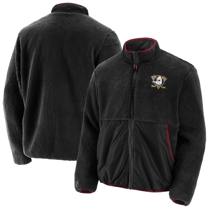 Anaheim Ducks Fanatics Branded Sherpa Fleece Jacket