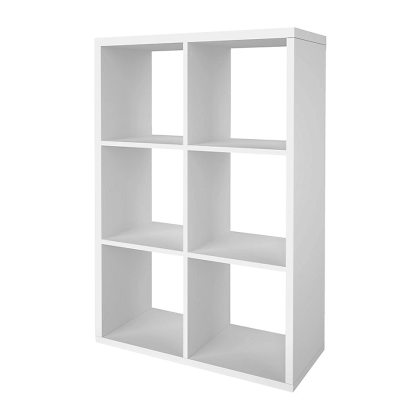 Étagère modulable 6 cubes GoodHome Mixxit blanc | Castorama