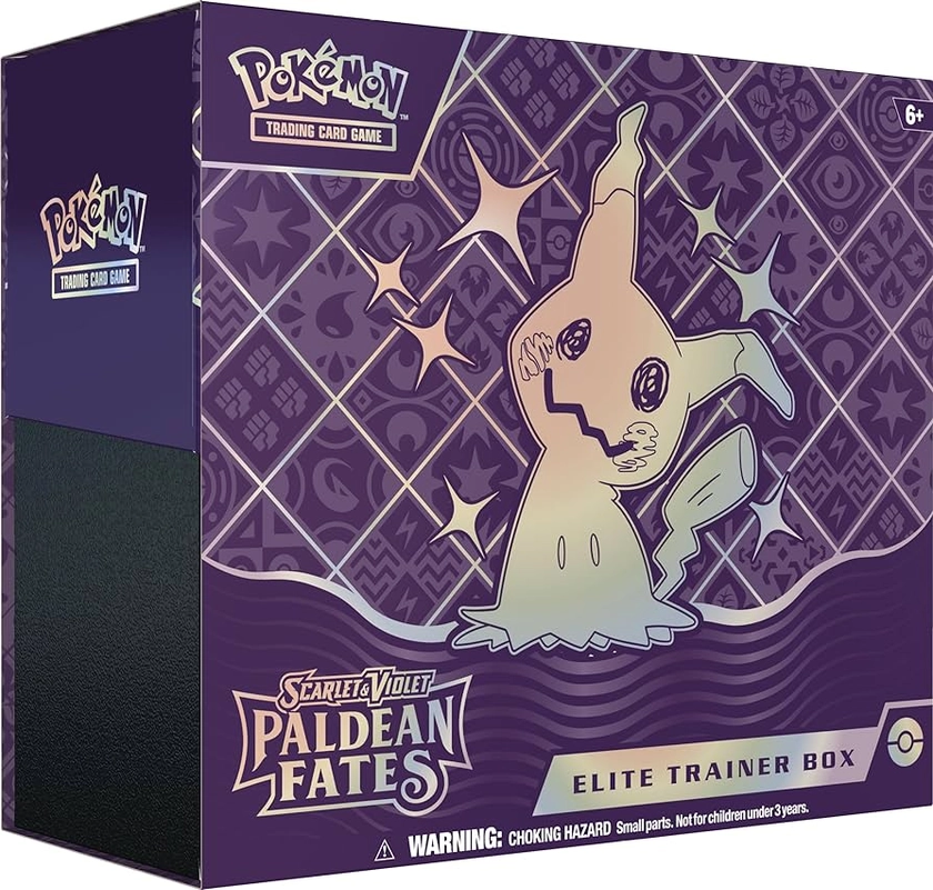 Amazon.com: POKEMON TCG: SCARLET AND VIOLET: PALDEAN FATES: ELITE TRAINER BOX : Toys & Games