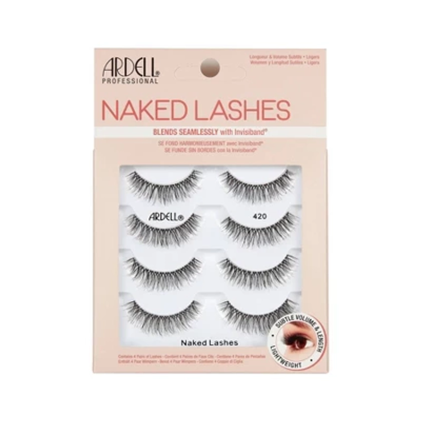 Ardell Naked 420 False Eyelashes - Black - 4pr