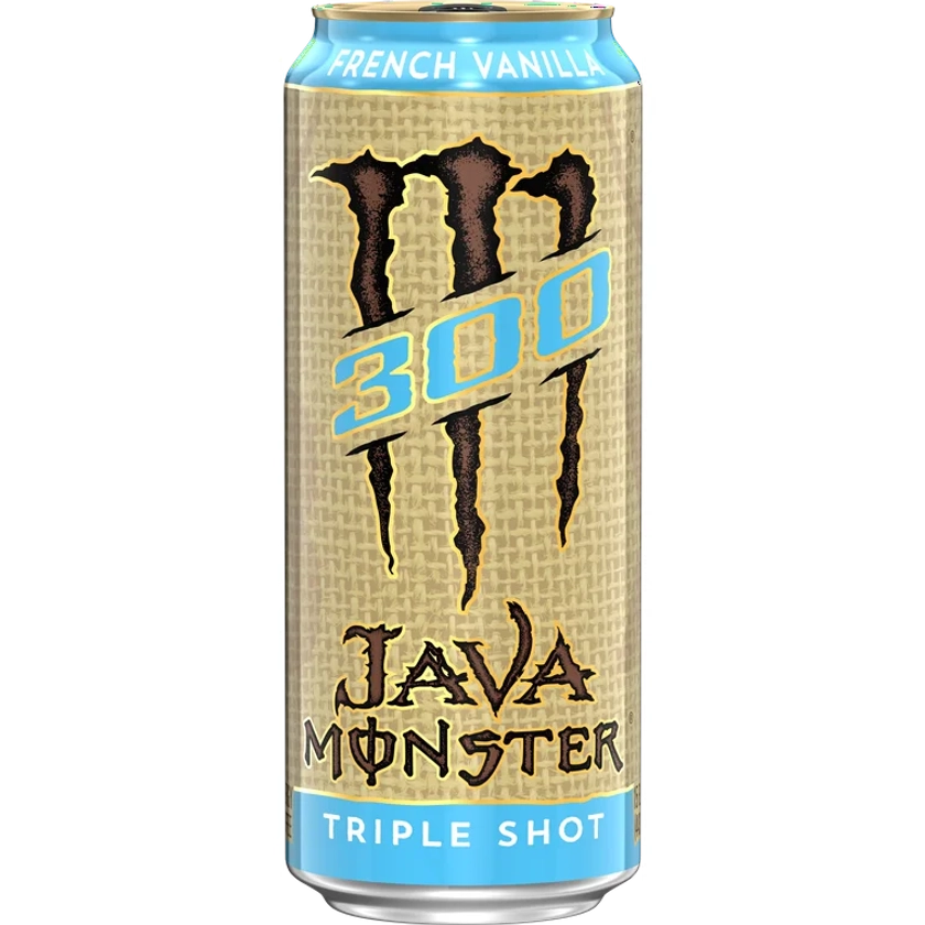 Java Monster 300 French Vanilla, Coffee + Energy Drink, 15 fl oz