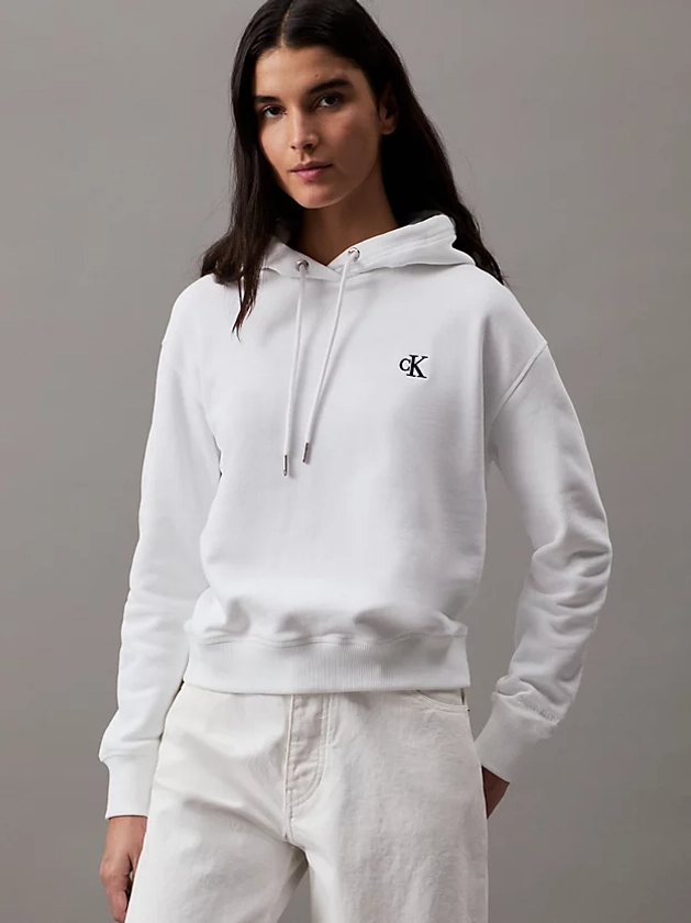 Fleece-katoenmix hoodie Calvin Klein® | J20J213178YAF