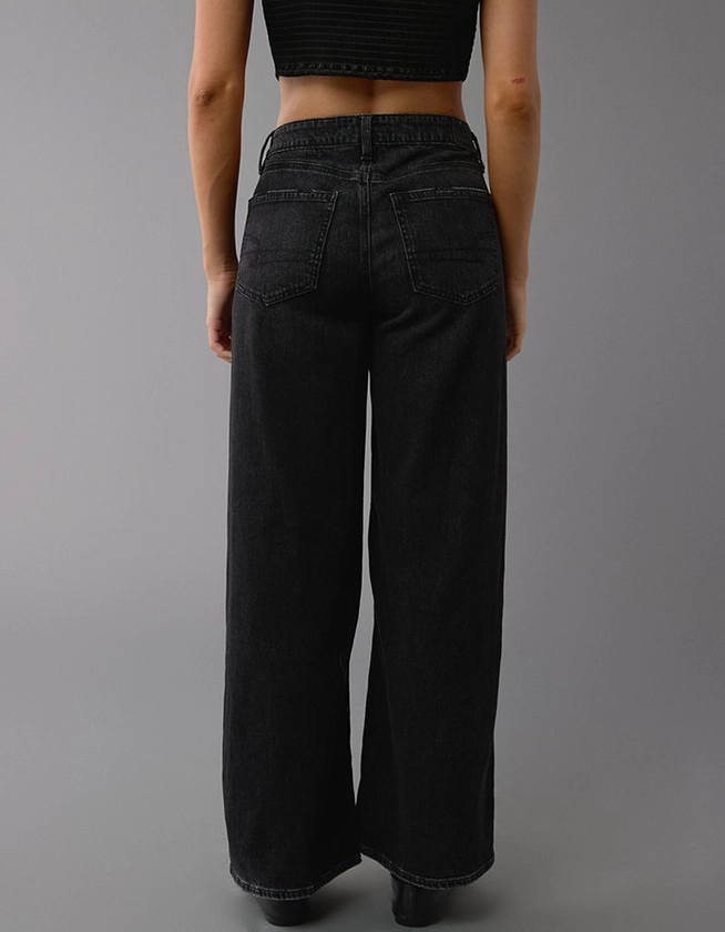 AE Dreamy Drape Stretch Super High-Waisted Baggy Wide-Leg Jean