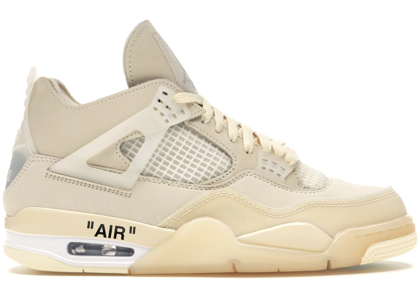 Jordan 4 rétro coloris blanc cassé/beige (femme)