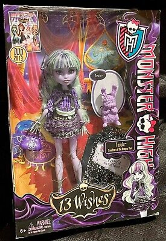 Monster High doll 13 Wishes TWYLA Daughter of the Boogey Man w/ Dustin | eBay