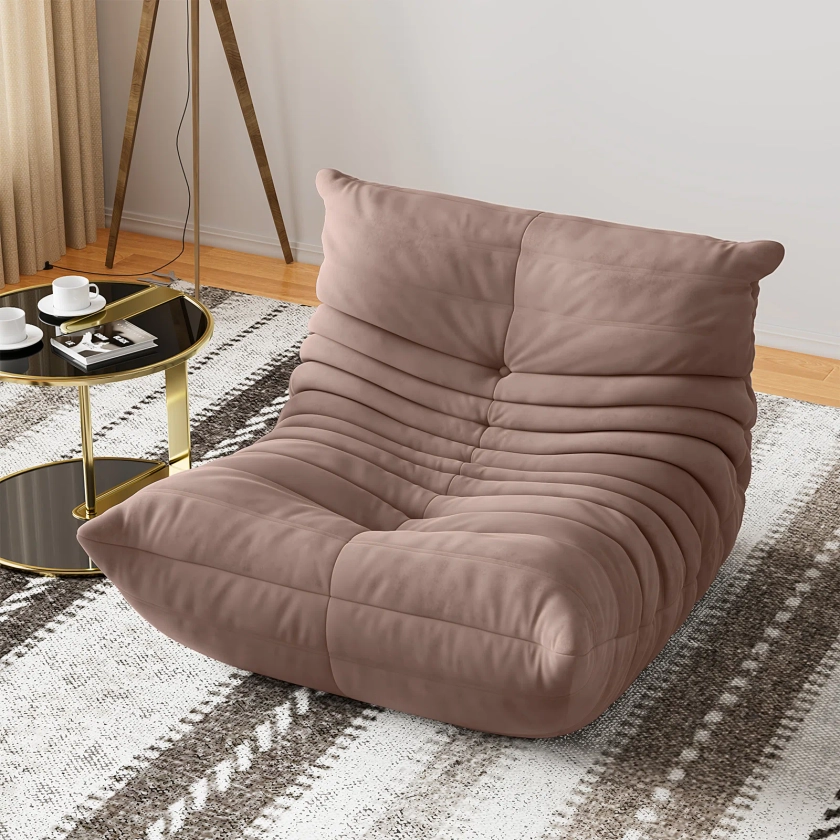 Trule Suede Standard Armless Bean Bag Chair & Lounger & Reviews | Wayfair