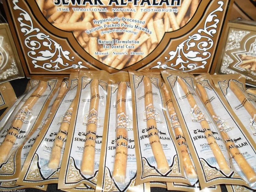 Sewak Al-Falah: Miswak (Traditional Natural Toothbrush) (10 Pack) by Sewak Al-Falah