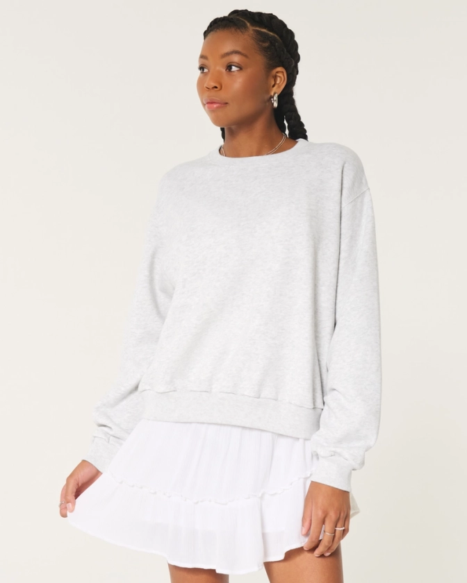 Femmes Sweat ras du cou Easy Fit | Femmes Hauts | HollisterCo.com