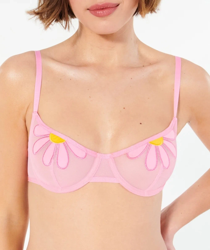 Soutien-gorge corbeille en tulle