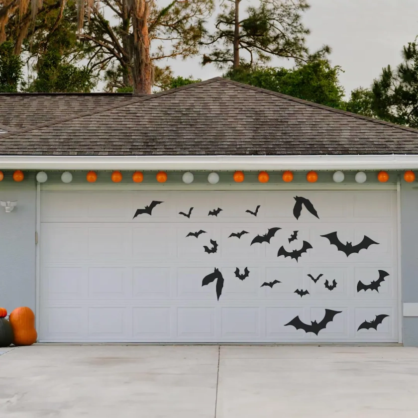 Magnetic Bats, Halloween Bat Decoration, Horror Outdoor Decorating, Garage Magnets