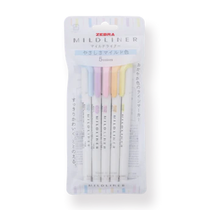 Zebra Mildliner Double-Sided Highlighter - 2022 Gentle Color New Set