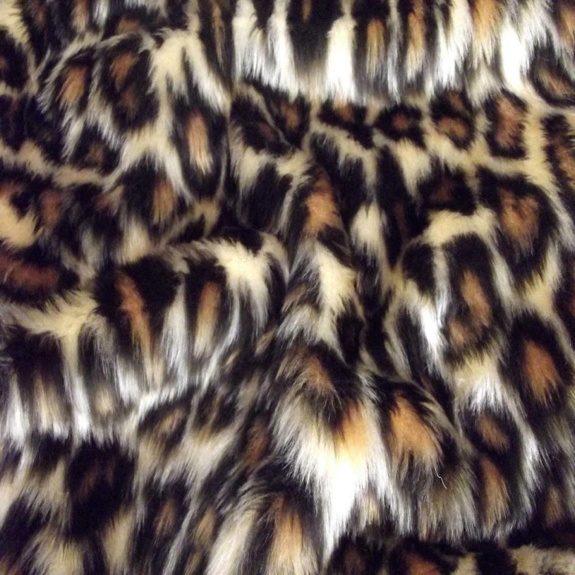 Leopard Jacquard Fur Fabric R2 Quality Multiple Lengths - Etsy UK