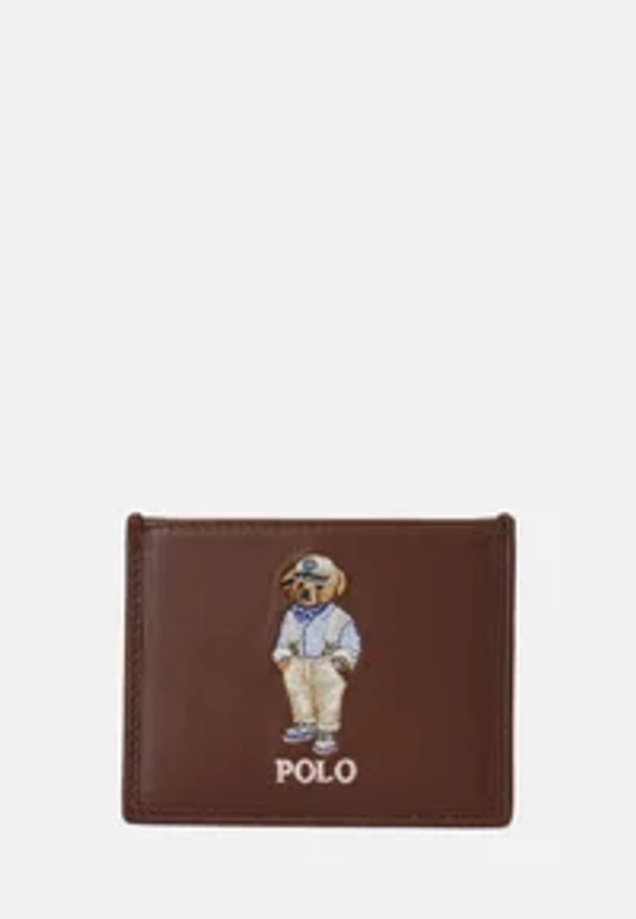 Polo Ralph Lauren POLO BEAR LEATHER CARD CASE - Portefeuille - chestnut brown/marron foncé - ZALANDO.FR