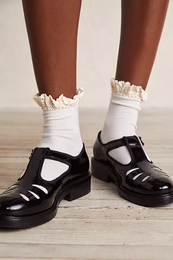 Beloved Waffle Knit Ankle Socks | Free People
