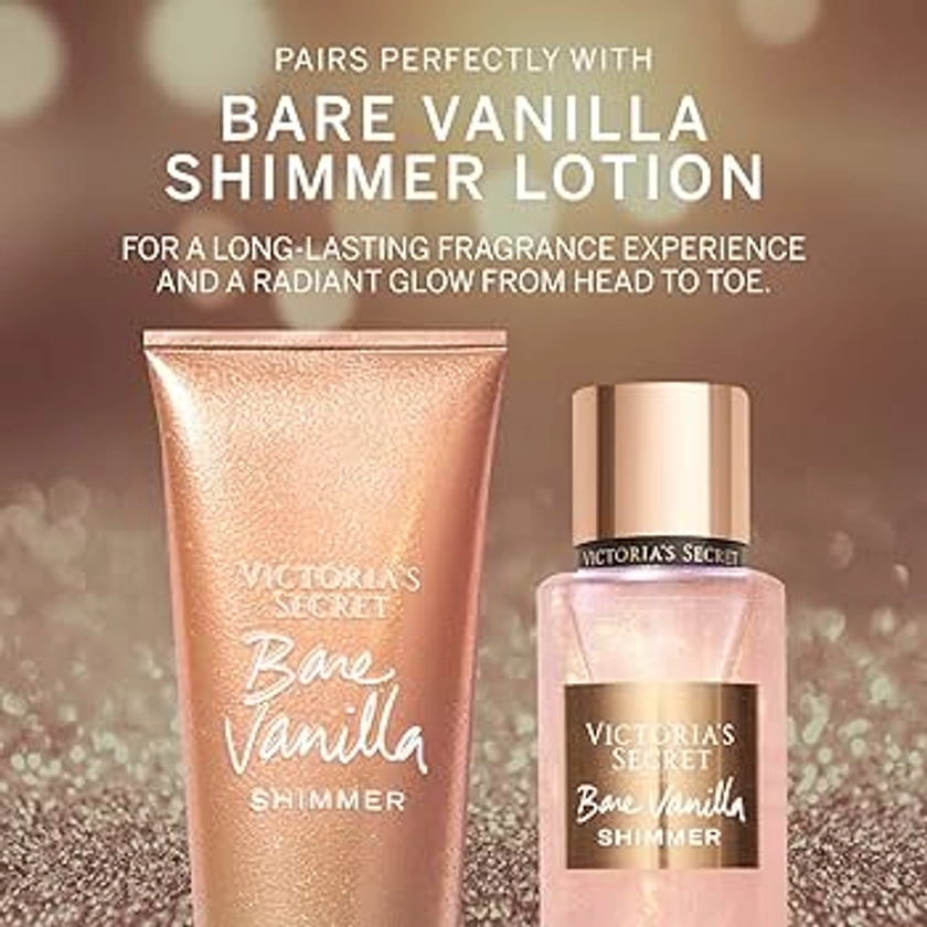 Victoria'S Secret New! Bare Vanilla Shimmer ❤ Fragrance Mist , 250 Ml (Lot De 1)