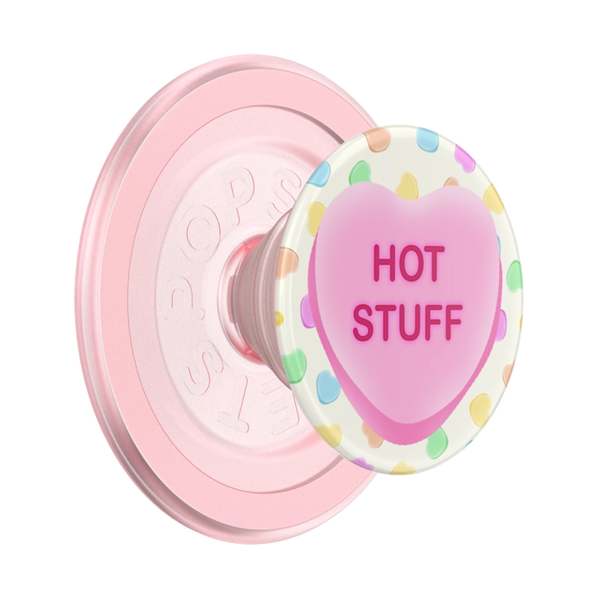 Candy Heart Hot Stuff — PopGrip for MagSafe - Round PopGrip MagSafe | PopSockets® Official