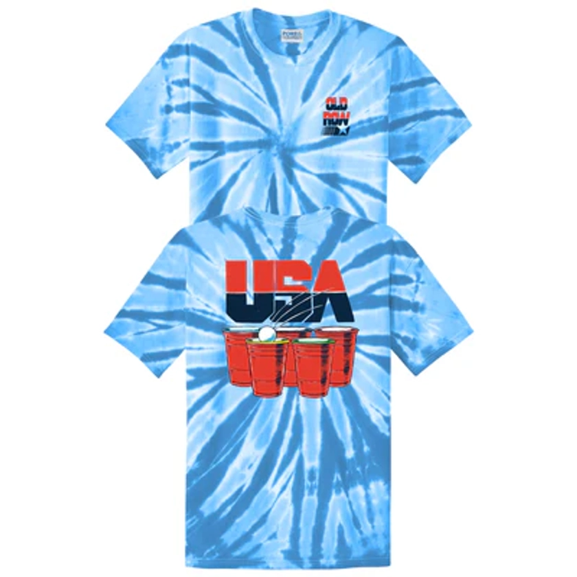 USA Drinking Team Tie Dye Tee